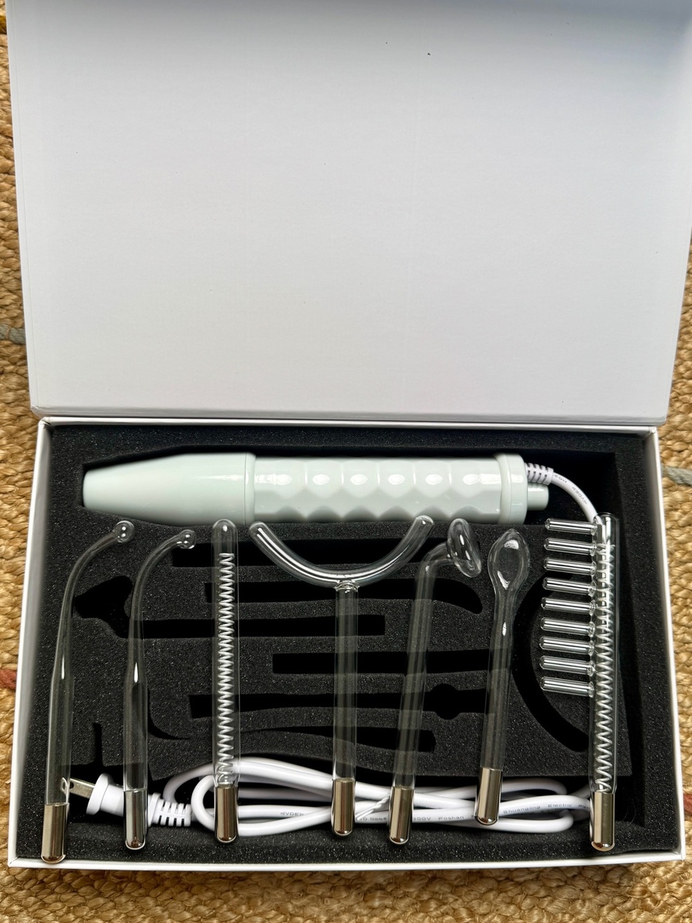 Pure Daily Care NuDerma Professional High Frequency Wand – 7 Attachments